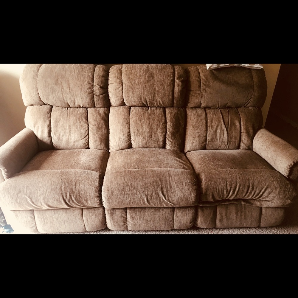 La z boy three seater and recliner